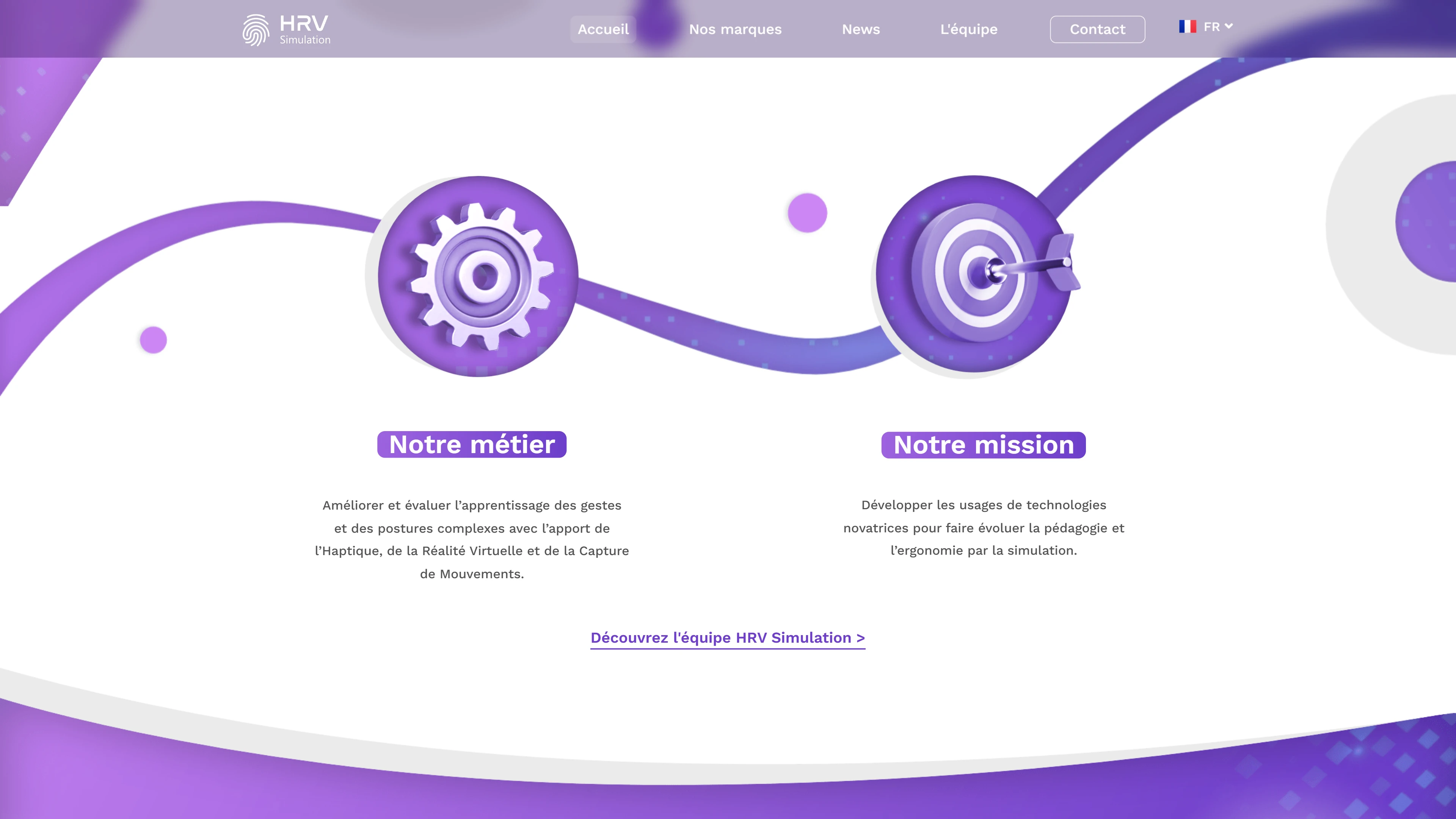 HRV Simulation website — brands